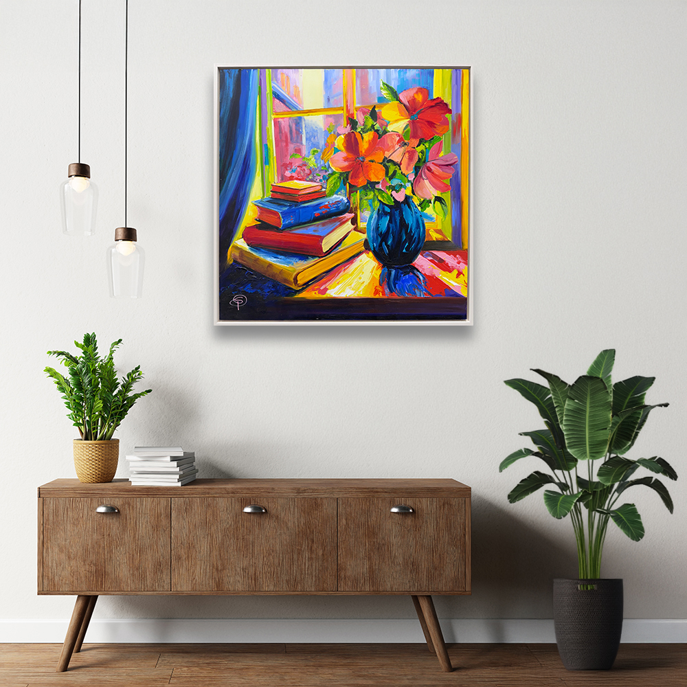 View of picture in situ